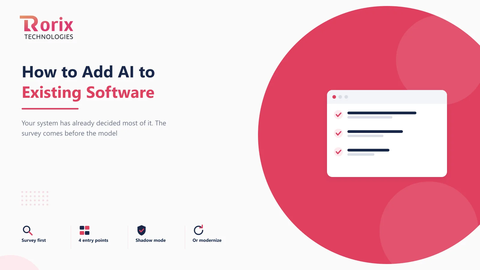How to Add AI to Existing Software: What Your System Will Let You Do