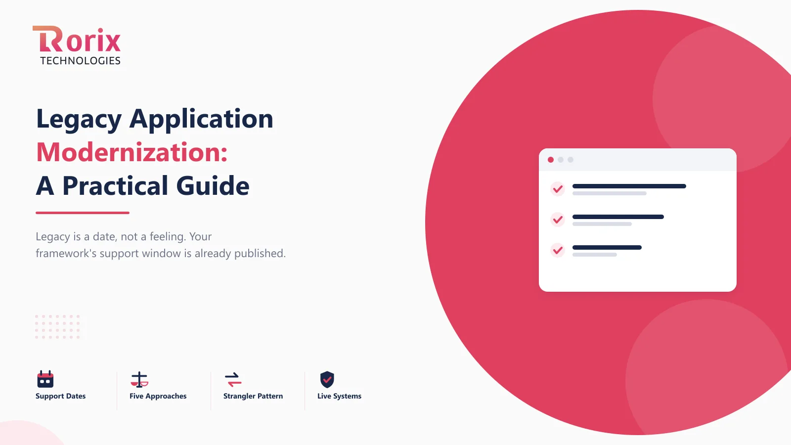 Legacy Application Modernization: How to Upgrade a System You Cannot Turn Off