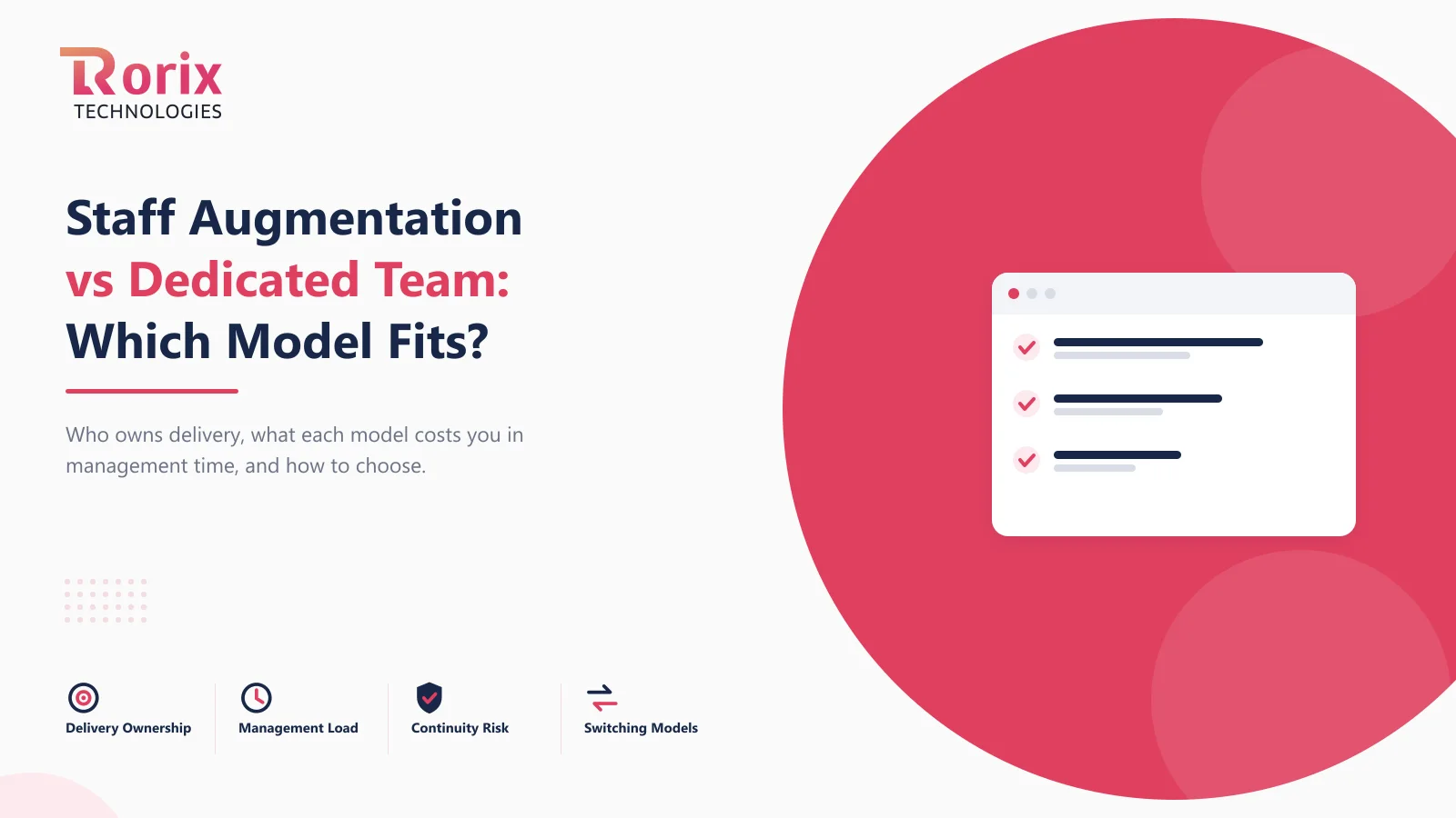 Staff Augmentation vs Dedicated Team: Which Model Fits Your Roadmap?